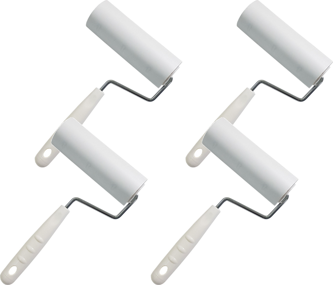 웰빙 테이프 크리너 휴대용 ㄱ자 핸들 본품, 4개