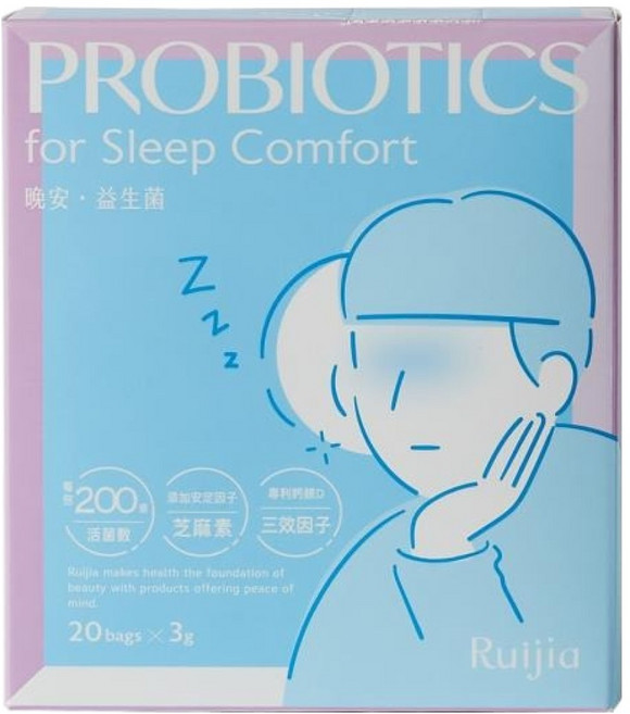 Ruijia 露奇亞 晚安益生菌粉, 20包, 60g, 1盒