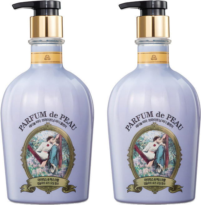 벨먼 파퓸드뽀 퍼퓸 바디워시 아이리스 머스크 향, 600ml, 2개