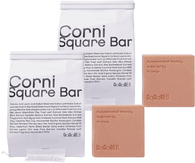 RoRoBELL 山茱萸方形舒緩香皂, 115g, 2個