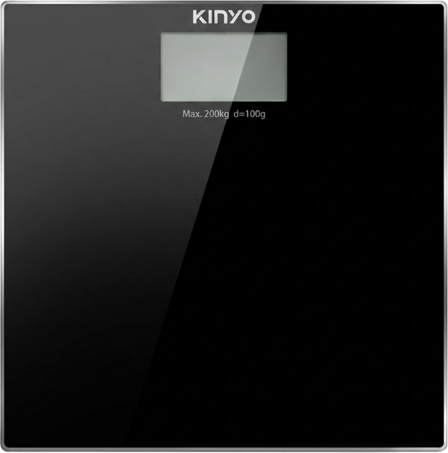 KINYO 大螢幕電子體重計, DS6585, 1個, Black