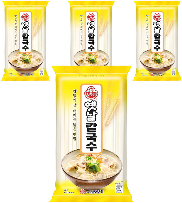 오뚜기옛날 칼국수, 900g, 4개