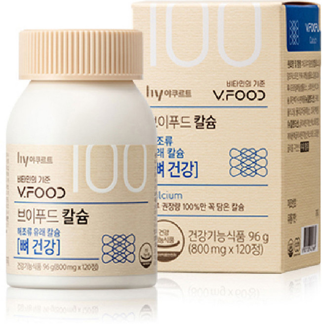 브이푸드 칼슘 영양제, 120정, 96g, 1개