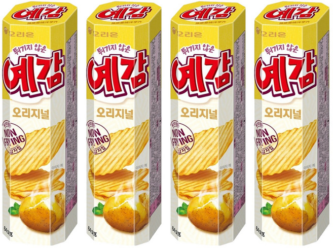 ORION 好麗友 預感香烤洋芋片 原味, 64g, 4盒