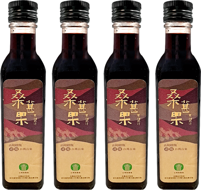 山海經脈 桑葚果醬汁, 350g, 350ml, 4瓶