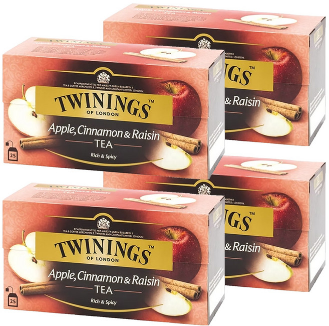 TWININGS 唐寧茶 異國香蘋茶, 2g, 25包, 4盒