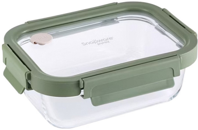 Corelle Brands 康寧餐具 Snapware Eco Green 全可拆玻璃保鮮盒, 容器 + 蓋子, 1個