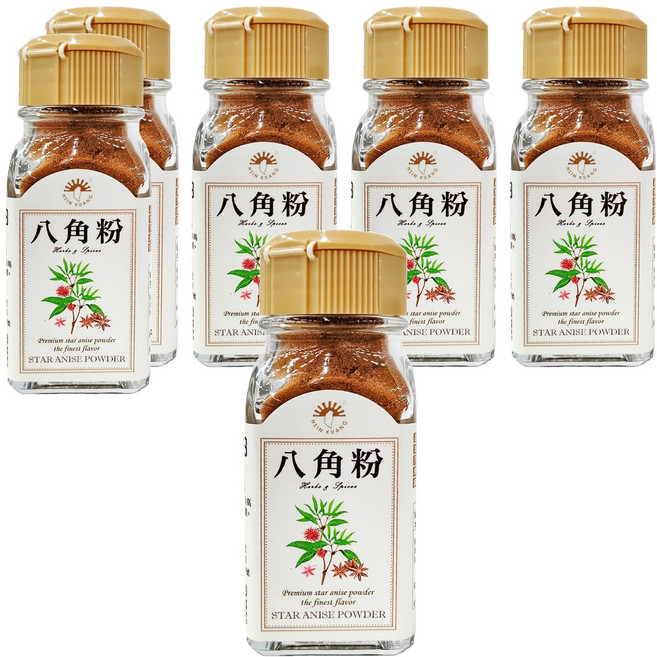 新光洋菜 八角粉, 25g, 6罐