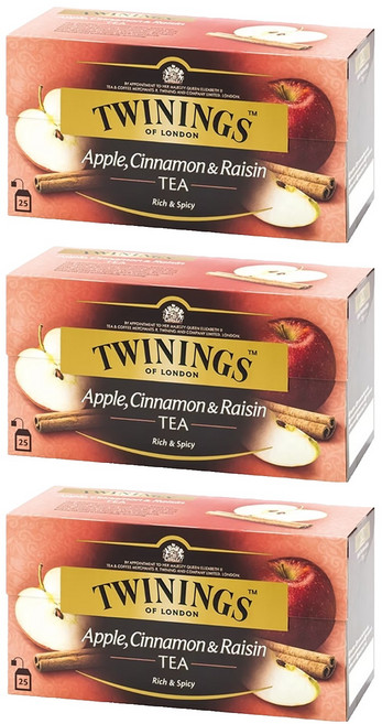 TWININGS 唐寧茶 異國香蘋茶, 2g, 25包, 3盒