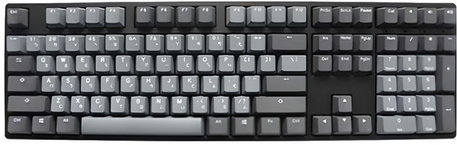 Ducky Origin 天際線 100% 機械式鍵盤, 黑色/灰色, DKOR2308A-CRTWPDOESKYAA1, 紅軸, 1個