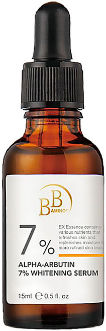 BB AMINO 科研 7% α熊果素美白淡斑精華, 15ml, 1瓶