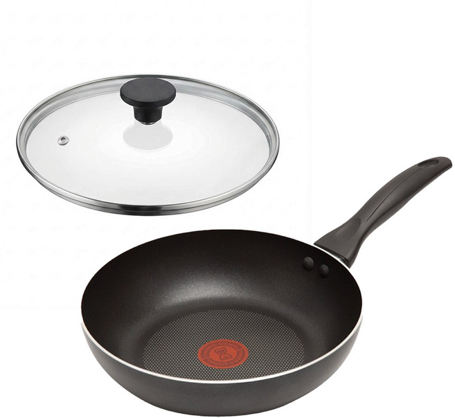 Tefal 特福 爵士系列 不沾平底鍋 + 玻璃蓋, 24cm, 1個