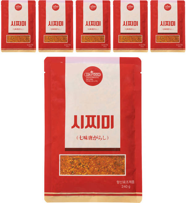 이엔푸드 시찌미, 240g, 6개