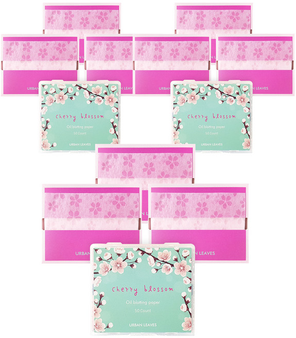 어반리브즈 벚꽃기름종이 50p + 거울케이스 + 리필 150p, 3개