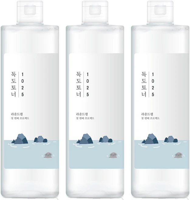 라운드랩 독도 토너, 500ml, 3개 - 쿠팡