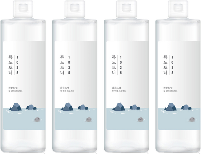 라운드랩 독도 토너, 500ml, 4개