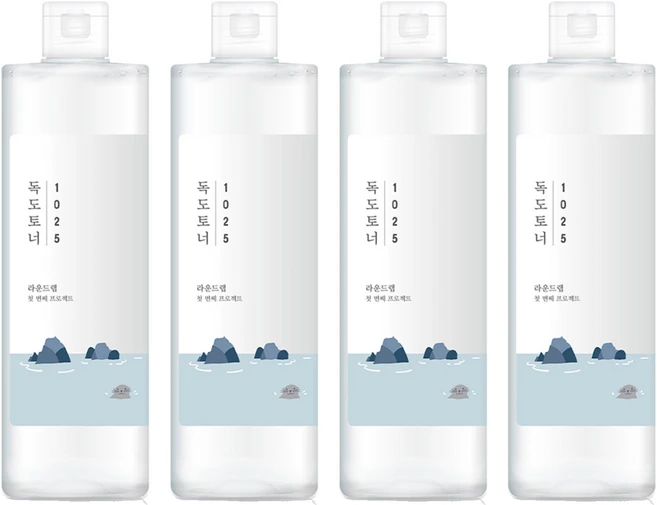 라운드랩 독도 토너, 500ml, 4개 - 쿠팡