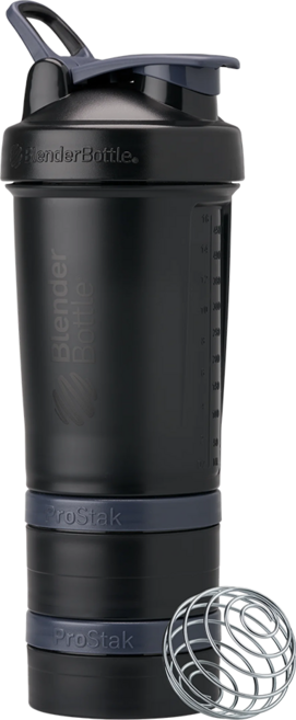 Blender Bottle ProStak V2 搖搖杯, 午夜黑, 650ml, 1個