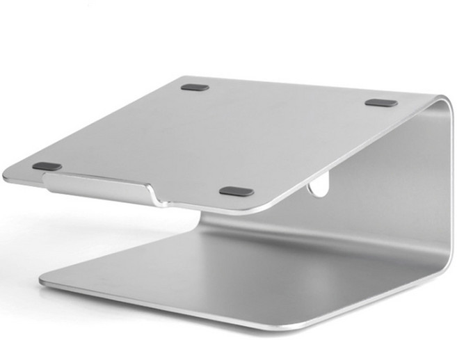 소이믹스 알루미늄 노트북 맥북 거치대 360 SOME2, 실버, 1개