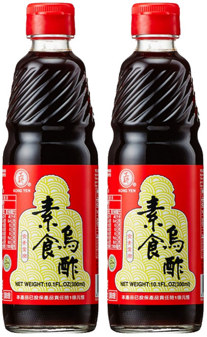 KONG YEN 工研 素食烏醋, 300ml, 2瓶