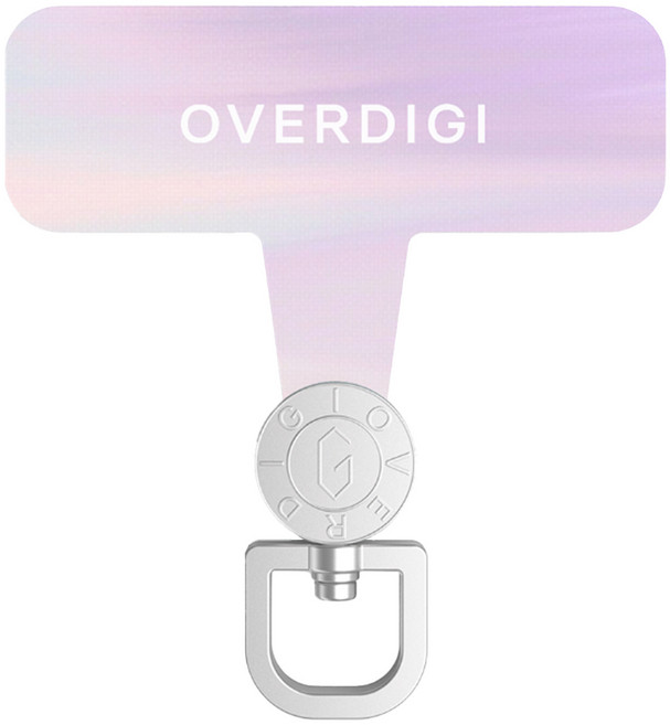OVERDIGI 360旋轉掛繩墊片 TH03, 粉藍紫, 1個