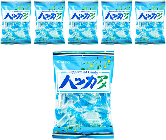 카수가이 하카향 아메 박하사탕, 147g, 6개