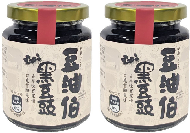 豆油伯 黑豆豉, 280g, 2罐