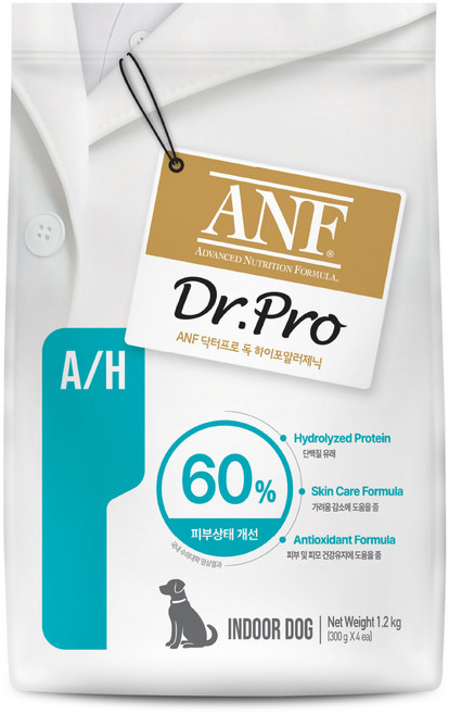 ANF 닥터프로 독 처방식 사료, 피부/피모+알러지, 1.2kg, 1개