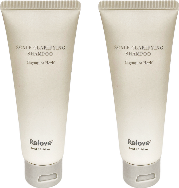 Relove 107酵萃蓬鬆控油淨化頭皮洗髮精 Clayquot Herb, 80ml, 2條
