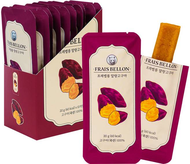프레벨롱 말랑고구마, 20g, 10개