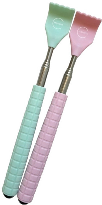 마노하 5단 접이식 휴대용 가려움 등긁개, 랜덤발송, 2개