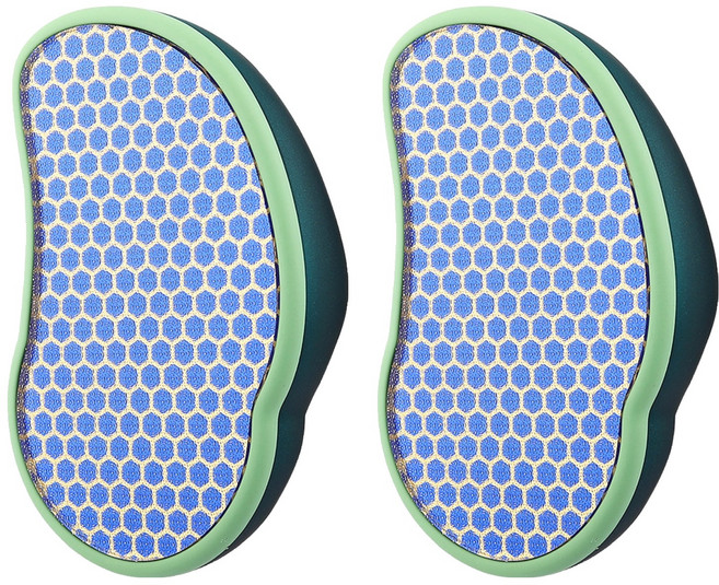 小麥購物 玻璃奈米磨腳器 升級款 Y536 10.8 x 6.5cm, 148g, 2個, 1組