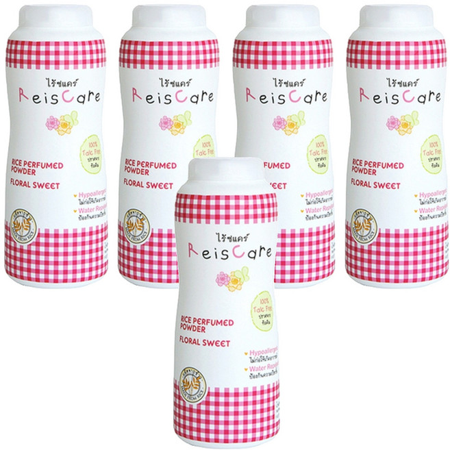 라이스케어 베이비 파우더 플로럴 스위트향, 150g, 5개