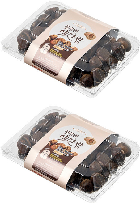 아산율림영농조합 중국산 칼집낸 약단밤, 700g, 2팩