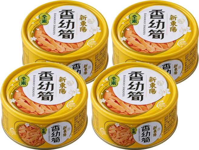 新東陽 香幼筍, 150g, 4罐