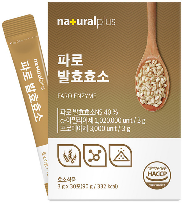 내츄럴플러스 파로 발효효소 30p, 90g, 1개