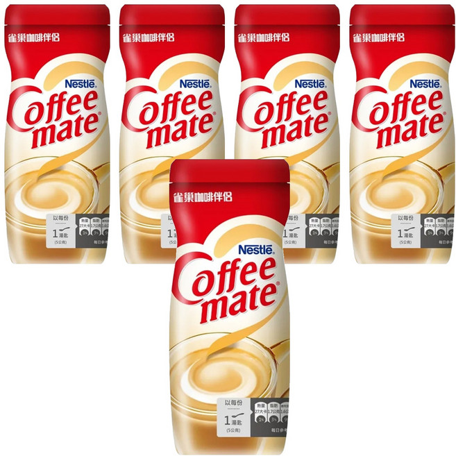 NESCAFE 雀巢咖啡 咖啡伴侶, 400g, 5瓶, 1瓶