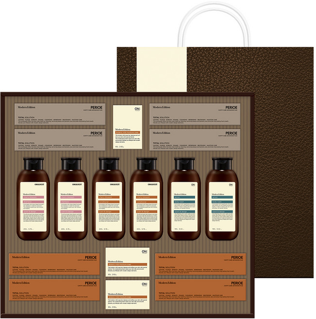 LG생활건강 프리미엄 모던에디션 스페셜 선물세트 B3 + 쇼핑백, 1세트