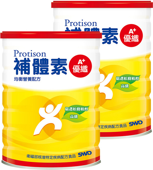 SMAD 補體素 優纖A+, 900g, 2罐