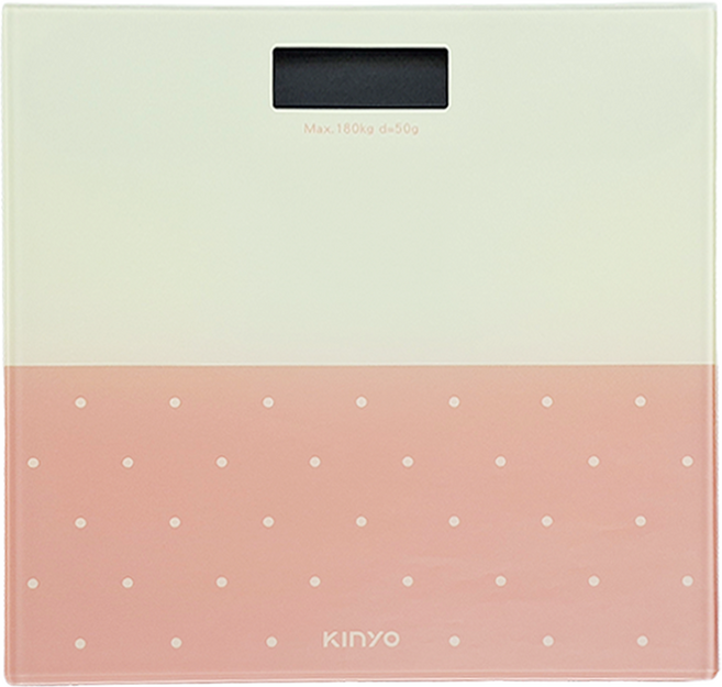 Kinyo 日系甜美造型 體重計, DS-6573, 粉色, 1個