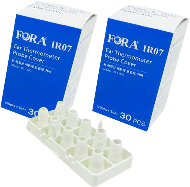 포라 체온계 프로브 커버 IR07 30p, 2개