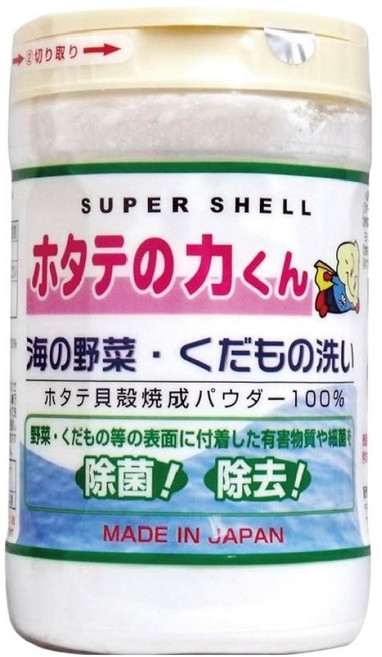 日本漢方 貝殼粉蔬果清潔劑 90g 無色無味, 1瓶