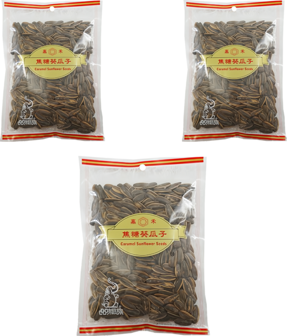 品味食族 焦糖葵瓜子, 200g, 3包