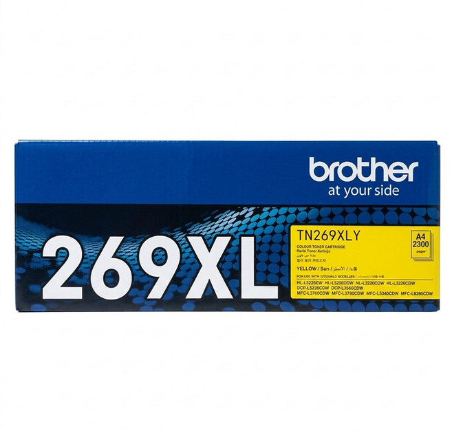 brother 兄弟牌 原廠碳粉匣 黃色, 1個, TN-269XLY
