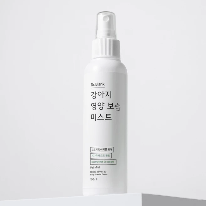 닥터블랭크 강아지 영양보습 저자극 미스트 베이비 파우더향, 150ml, 1개입, 1개 - 쿠팡