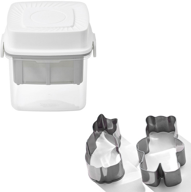 로이첸 꾸덕 그릭요거트 메이커 데코틀 2종 세트, 화이트, 1세트