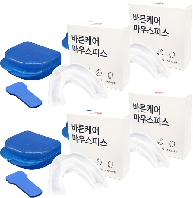 바른케어 마우스피스, 4개