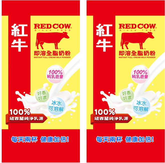 RED COW 紅牛 即溶全脂奶粉, 500g, 2包