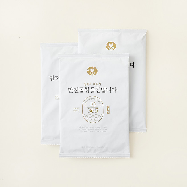 만전김 만전 곱창 돌김 입니다 무가미, 16g, 3개