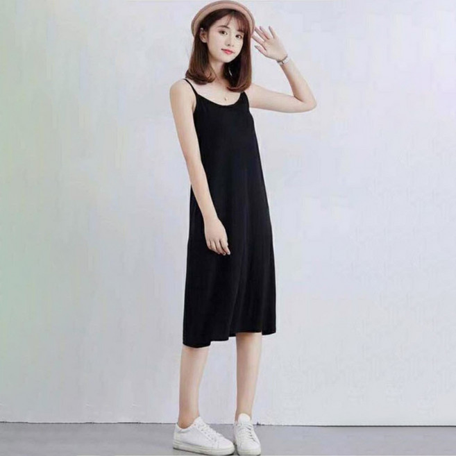 투이스타 모달 나시 원피스 속치마 슬립